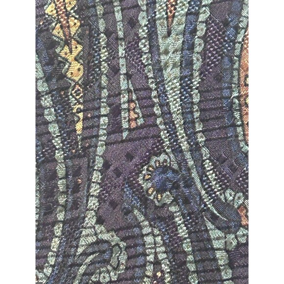J.Z. Richards Nordstrom Mens Paisley 100‎ % Silk Tie - Picture 4 of 4